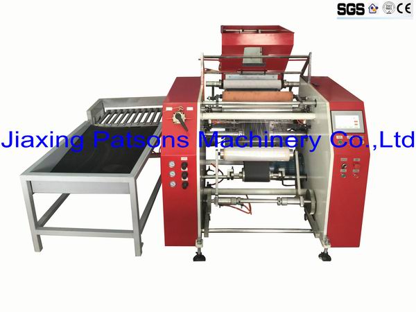 Super speed fully auto stretch film/cling film rewinder machine