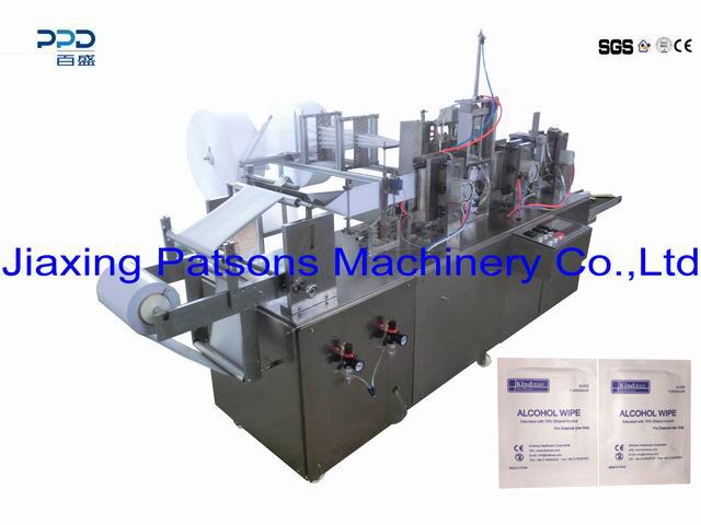 Mutli-layer 4 side seal towelette making machine