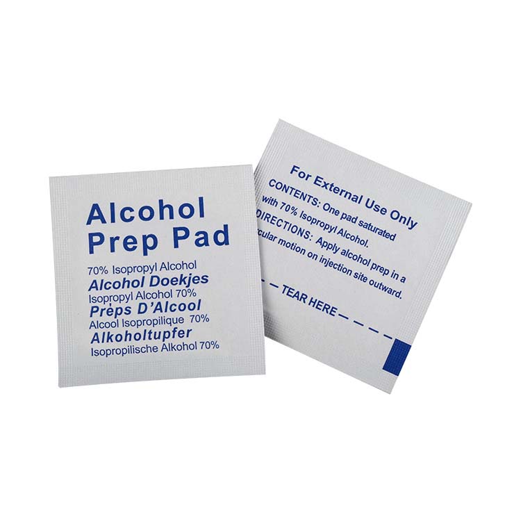What are alcohol prep pads used for?
