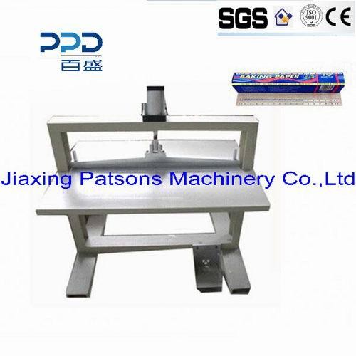 Aluminium foil roll metal blade fixing machine