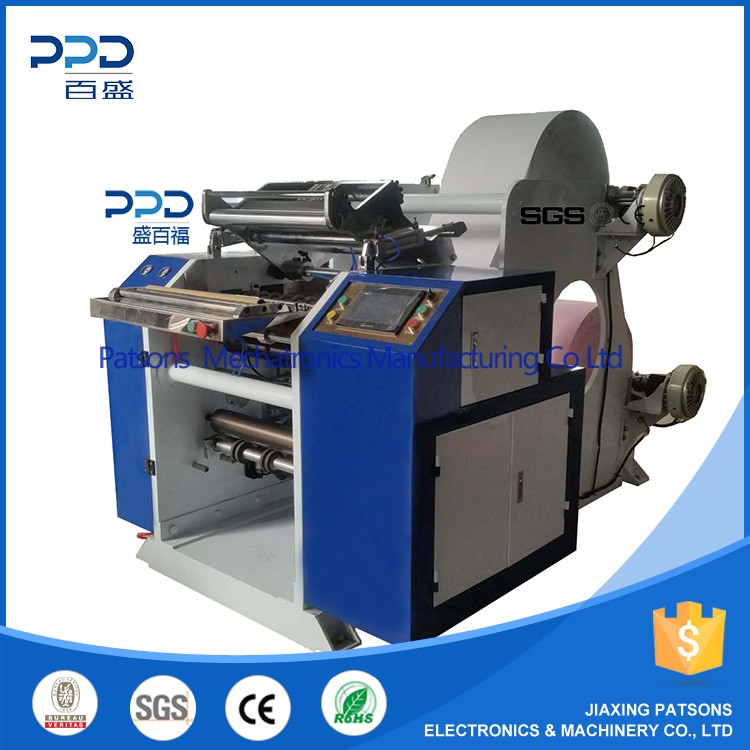 Carbonless paper slitting rewinding machine