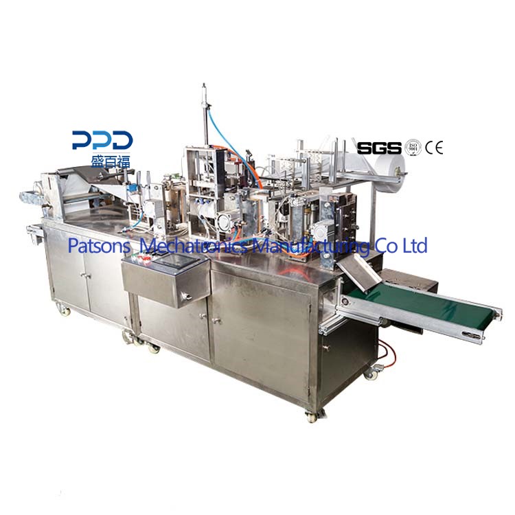 Four Side Single Pack Wet Wipes Packaging  Machine 